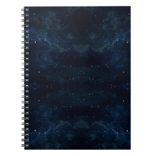 Starry Night Sky , Galaxy Space Celestial Notizblock