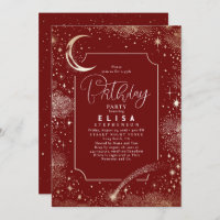 Starry Night Sky Moon Mystical Celestiday