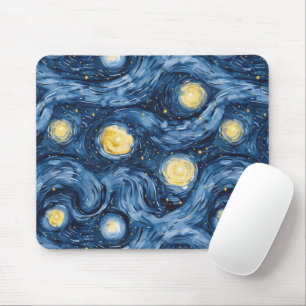Starry Night Sky Mousepad