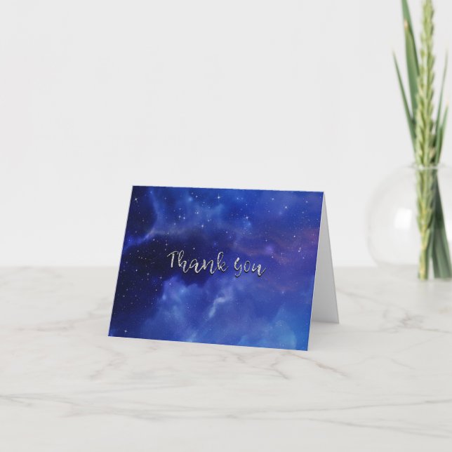 Starry Night Sky Under The Stars Danke (Vorderseite)