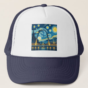 Starry Night St. Louis Missouri Truckerkappe