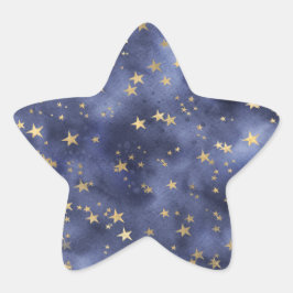 Starry Night Stern-Aufkleber