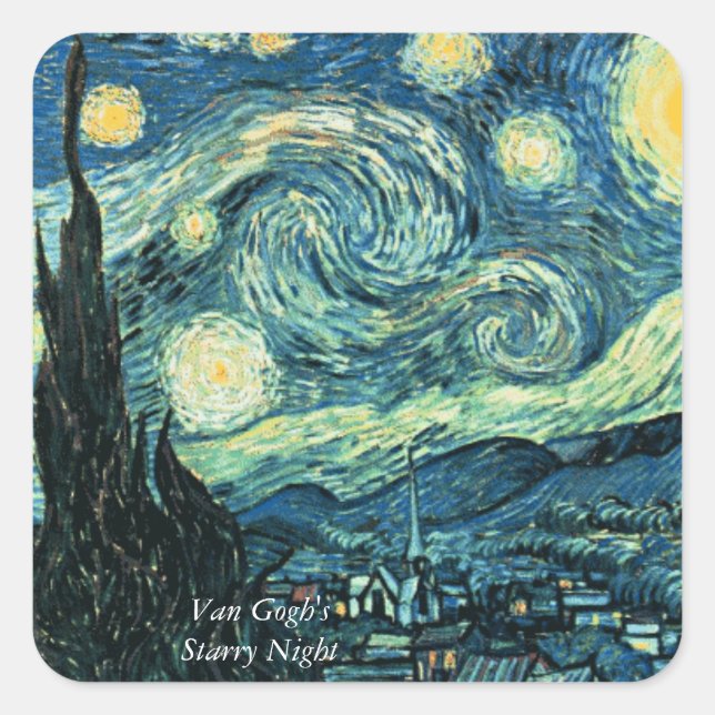 Starry Night Stickers (Vorderseite)