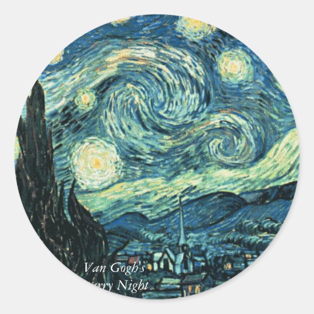 Starry Night Stickers (Vorderseite)