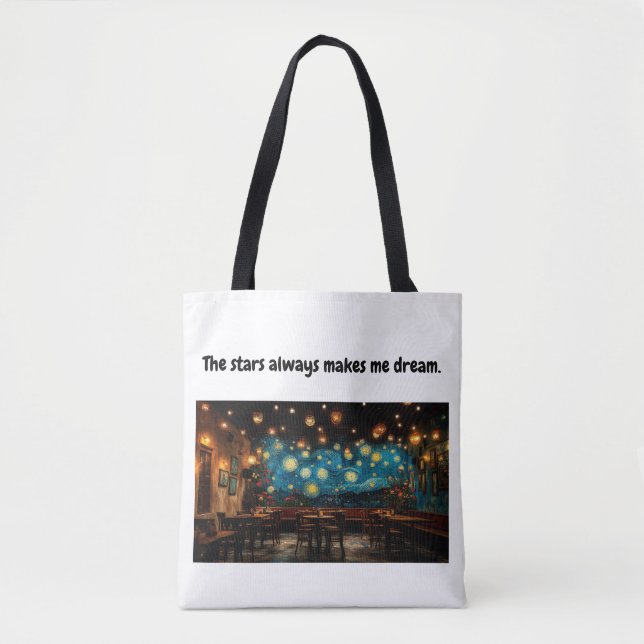 Starry Night Tote Bag Tasche (Vorderseite)