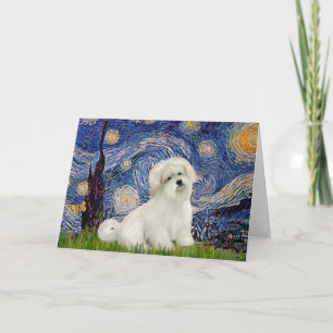 Starry Night - Tulear-Baumwolle 7 Karte