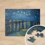Starry Night über der Rhône | Vincent Van Gogh<br><div class="desc">Starry Night Over the Rhône (1888) von dem niederländischen Künstler Vincent Van Gogh. Original Artwork ist ein Öl auf der Leinwand,  das einen kraftvollen postimpressionistischen Nachthimmel in launischen Blau- und Gelbtönen darstellt. Verwenden Sie die Entwurfstools,  um einen benutzerdefinierten Text hinzuzufügen oder das Bild zu personalisieren.</div>