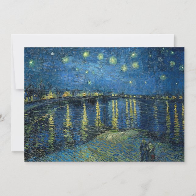Starry Night über der Rhône | Vincent van Gogh (Vorderseite)