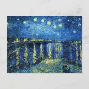Starry Night über der Rhone Vincent van Gogh Postkarte