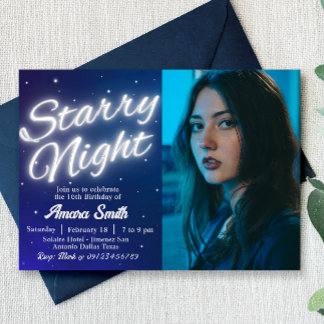 Starry Night - Unter den Sternen Einladung