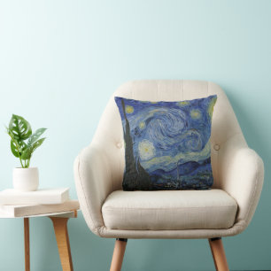 Starry Night & Van Gogh /berühmte Vintage Kunst Kissen