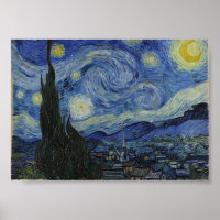 Starry Night, Van Gogh Berühmtes Gemälde