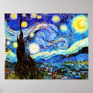 Starry Night Van Gogh Fine Art Poster