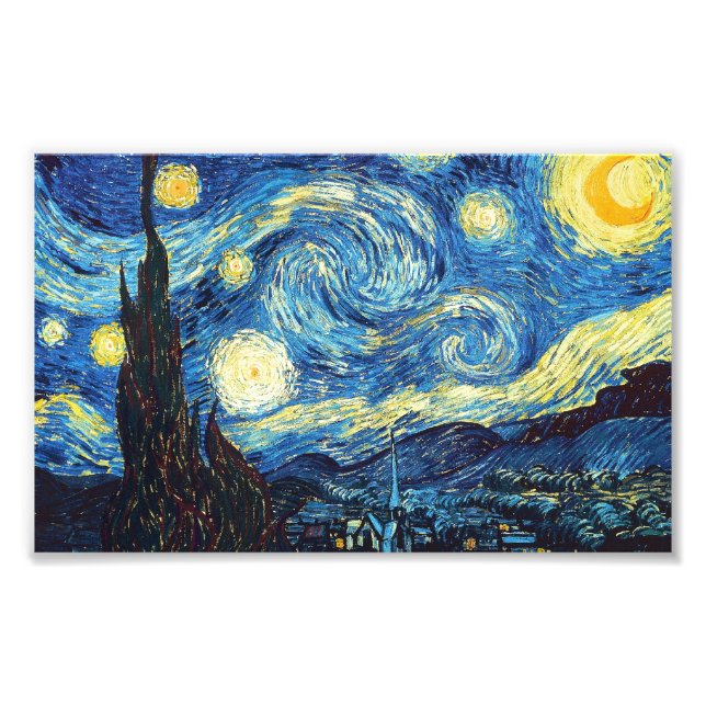 Starry Night - Van Gogh Fotodruck (Vorne)