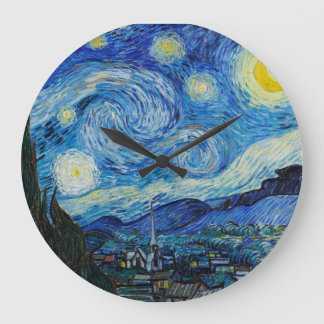 Starry Night, Van Gogh Große Wanduhr