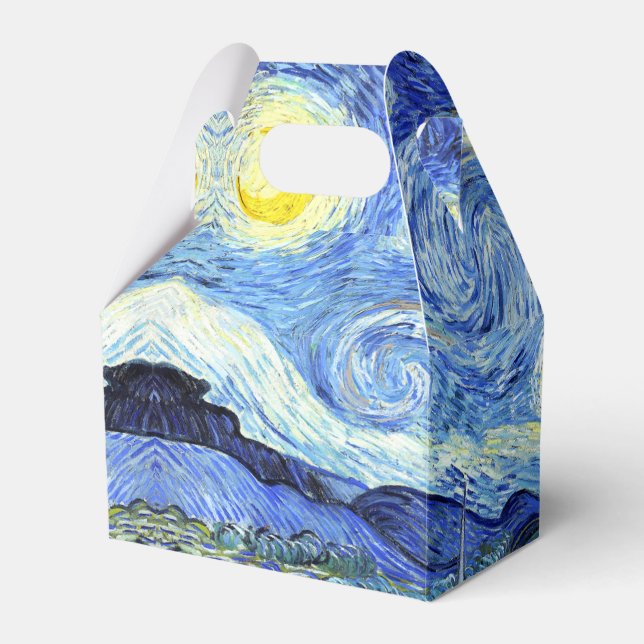 Starry Night Van Gogh Impressionismus Gefallen Box Geschenkschachtel (Vorderseite)