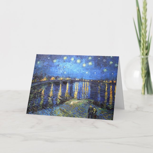 Starry Night: Van Gogh Karte (Vorderseite)