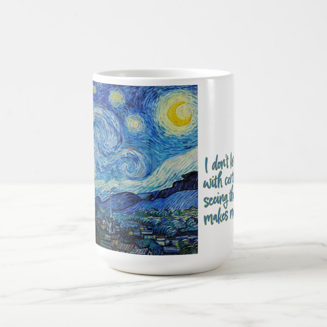 Starry Night, van Gogh Tasse (Mittel)