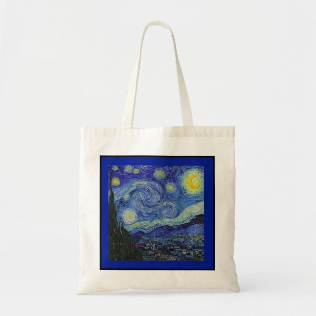 Starry Night, Van Gogh, Tragetasche (Vorne)