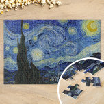 Starry Night | Vincent Van Gogh<br><div class="desc">Starry Night (1889) von dem niederländischen Künstler Vincent Van Gogh. Original Artwork ist ein Öl auf der Leinwand,  das einen kraftvollen postimpressionistischen Nachthimmel in launischen Blau- und Gelbtönen darstellt. Verwenden Sie die Entwurfstools,  um einen benutzerdefinierten Text hinzuzufügen oder das Bild zu personalisieren.</div>
