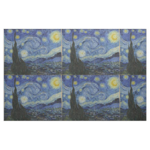Starry Night Vincent van Gogh Gedicht Stoff
