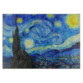 Starry Night Vincent Van Gogh Gemälde paris Schneidebrett