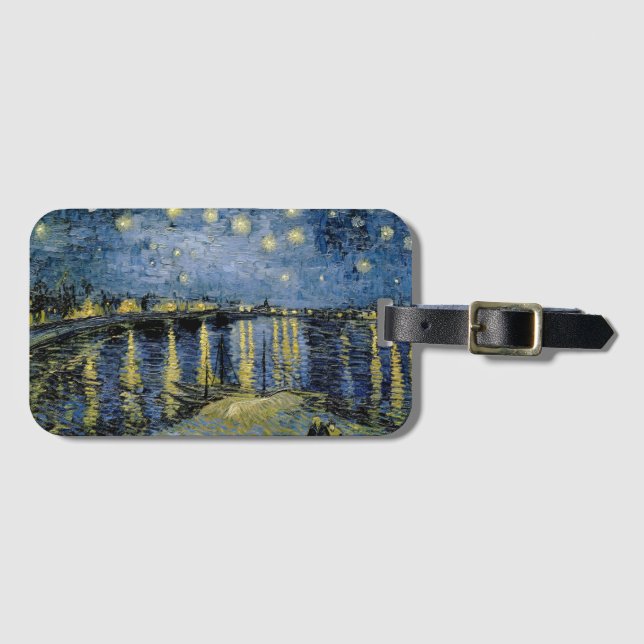 Starry Night Vincent van Gogh Gepäckanhänger (Vorderseite (Horizontal))