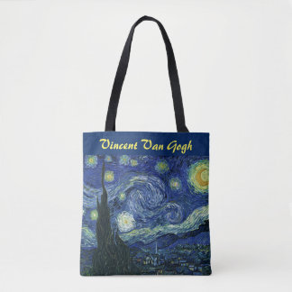 Starry Night Vincent van Gogh Impressionist Art Tasche