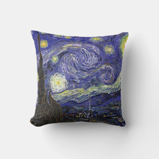 Starry Night, Vincent Van Gogh. Kissen