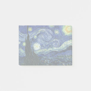 Starry Night Vincent van Gogh Kunstmalerei Post-it Klebezettel