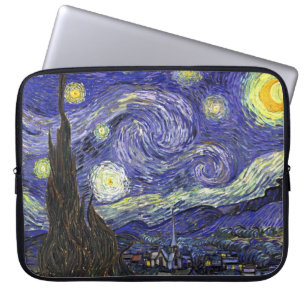 Starry Night, Vincent Van Gogh. Laptopschutzhülle
