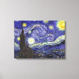 Starry Night, Vincent Van Gogh. Leinwanddruck