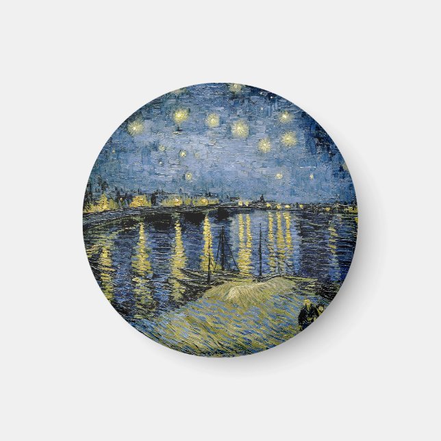 Starry Night Vincent van Gogh Magnet (Vorne)