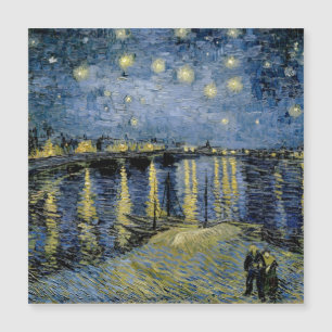 Starry Night Vincent van Gogh Magnetkarte