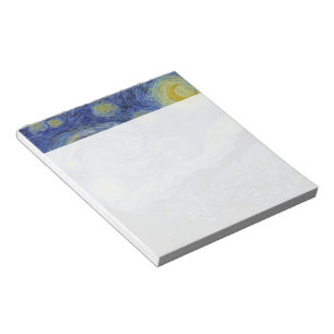 Starry Night Vincent van Gogh Notizblock