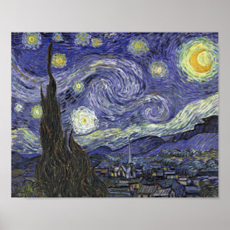 Starry Night - Vincent van Gogh Poster