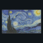 Starry Night Vincent van Gogh Rechteckiger Aufkleber<br><div class="desc">Dieses schöne, schöne rechteckige Aufkleber-Design zeigt das berühmte Bild des niederländischen postimpressionistischen Malers Vincent van Gogh "The Starry Night". In den 1880er Jahren, als er während seines bleibe am Asyl von Saint Remy bemalt wurde, stellte van Gogh die sanften Hügel und Zypressen dar, die er aus seinem Fenster sah. Er...</div>
