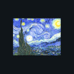 Starry Night ~ Vincent van Gogh ~ Triptych Leinwanddruck<br><div class="desc">Die Starry Night ~ Vincent van Gogh ~ Fine Art Leinwand ~ Triptych. Die Starry Night (Niederländisch: De sterrennacht) ist ein Gemälde des niederländischen Post-Impressionisten Vincent van Gogh. Das Bild zeigt den Blick abends außerhalb seines Sanitärraums,  obwohl es tagsüber aus dem Gedächtnis gemalt wurde.</div>