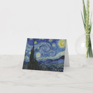 "Starry Night" von Van Gogh Feiertagskarte