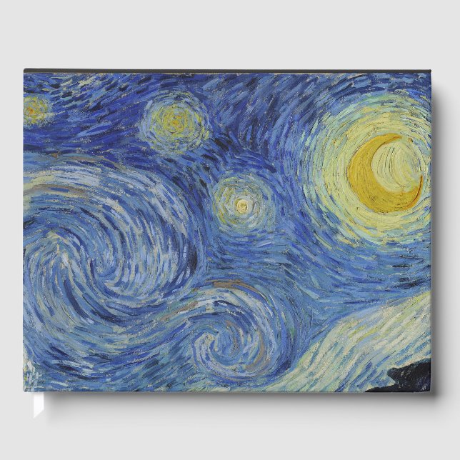 "Starry Night" von Van Gogh Gästebuch (Vorderseite)
