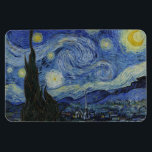 "Starry Night" von Van Gogh Magnet<br><div class="desc">Dieses Design zeichnet sich durch eine hochauflösende,  unveränderte und unbearbeitete Reproduktion von Van Goghs berühmtem "Starry Night" Gemälde aus.</div>