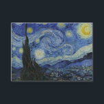 "Starry Night" von Van Gogh Mitteilungskarte<br><div class="desc">Dieses Design zeichnet sich durch eine hochauflösende,  unveränderte und unbearbeitete Reproduktion von Van Goghs berühmtem "Starry Night" Gemälde aus.</div>
