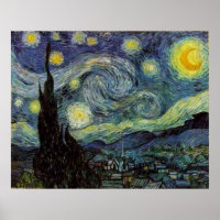 Starry Night von van Gogh Poster