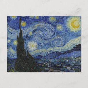 Starry Night von Van Gogh Postkarte