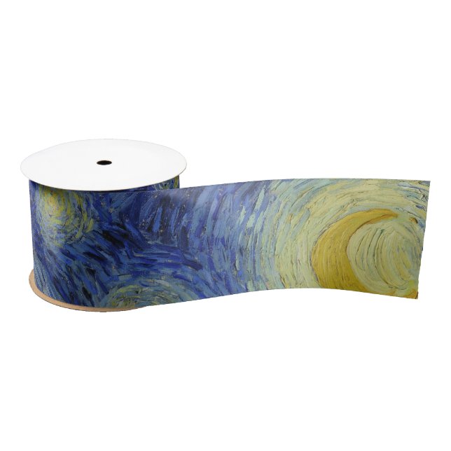 "Starry Night" von Van Gogh Satinband (Spule)