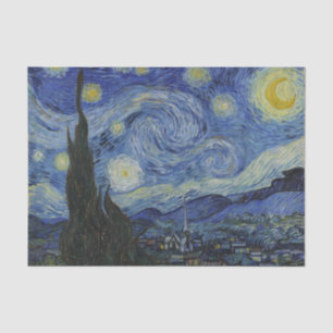 "Starry Night" von Van Gogh Seidenpapier
