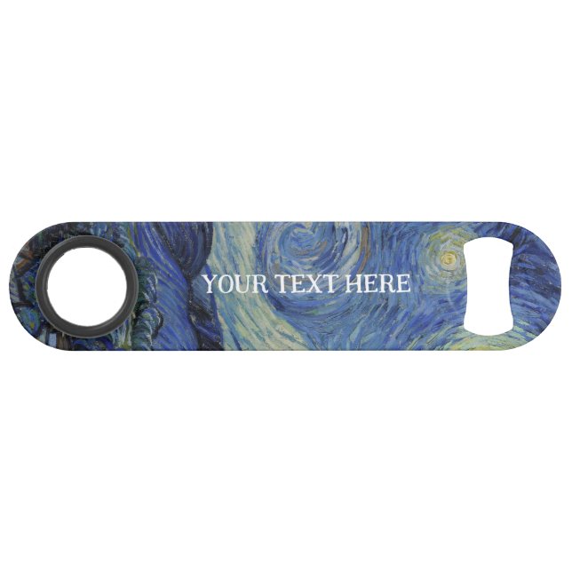 "Starry Night" von Van Gogh Speed Flaschenöffner (Vorderseite (Horizontal))