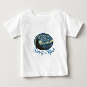 Starry Night von Vincent van Gogh. Baby T-shirt