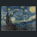 Starry Night von Vincent van Gogh, berühmt für sei Schneidebrett<br><div class="desc">Starry Night von Vincent van Gogh. Die berühmteste Kunst,  Impressionismus,  LandschaftsÖlmalerei. Lieblings und geliebt von vielen Menschen. Eine wunderschöne blaue Sternennacht mit gelben Fantasiestars aus Hoffnung und Freude.</div>