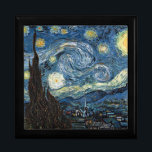 Starry Night von Vincent Van Gogh Erinnerungskiste<br><div class="desc">Starry Night von Vincent Van Gogh.</div>